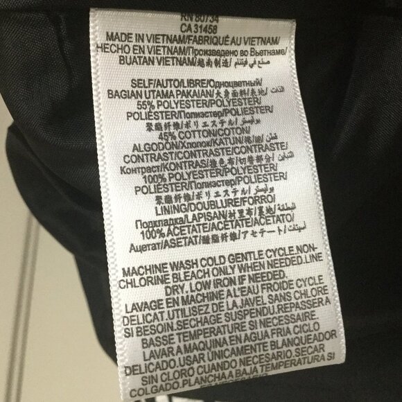 BCBGeneration Black & White Mesh Floral Dress - Picture 10 of 11